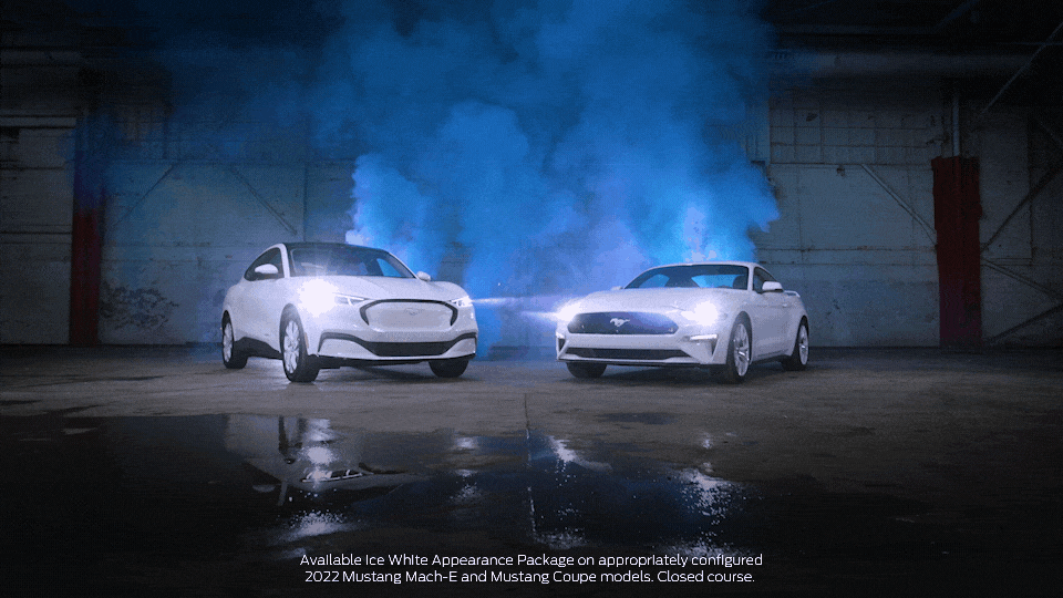 Mustang Ice White Appearance Package GIF